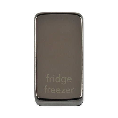 Schneider GUGRFRFZBN Fridge Freezer Rocker Cap Black Nickel