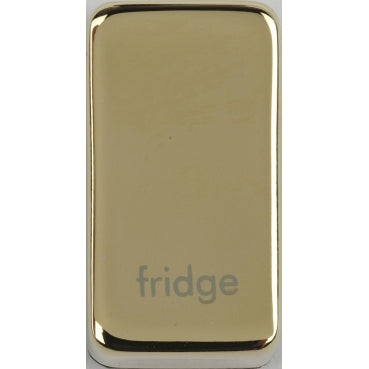 Schneider GUGRFRPB Fridge Rocker Cap Polished Brass
