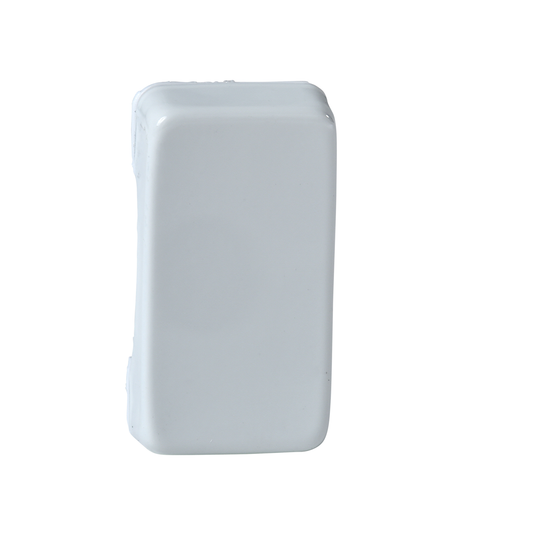 Schneider GUGRPW Plain Rocker Cap White Metal