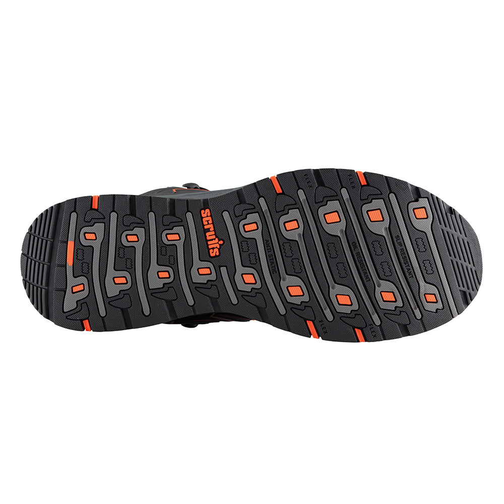 Scruffs Glide Safety Boot Black/Orange
