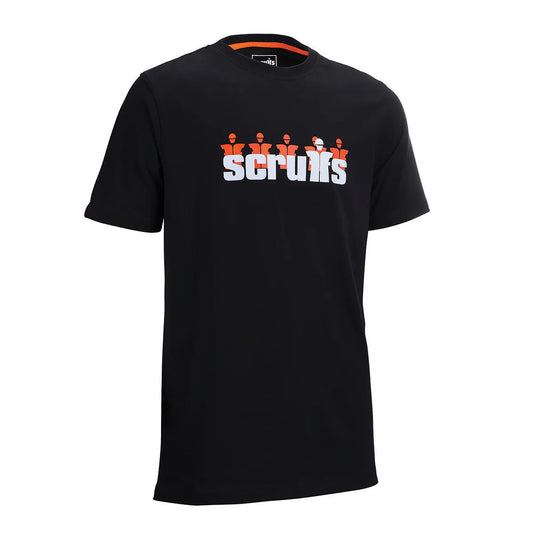 Scruffs Graphic Logo T-Shirt Black