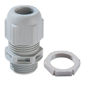 Wiska 99704 SPRINT® 25mm Polyamide Cable Gland and Locknut Light Grey IP68/IP69
