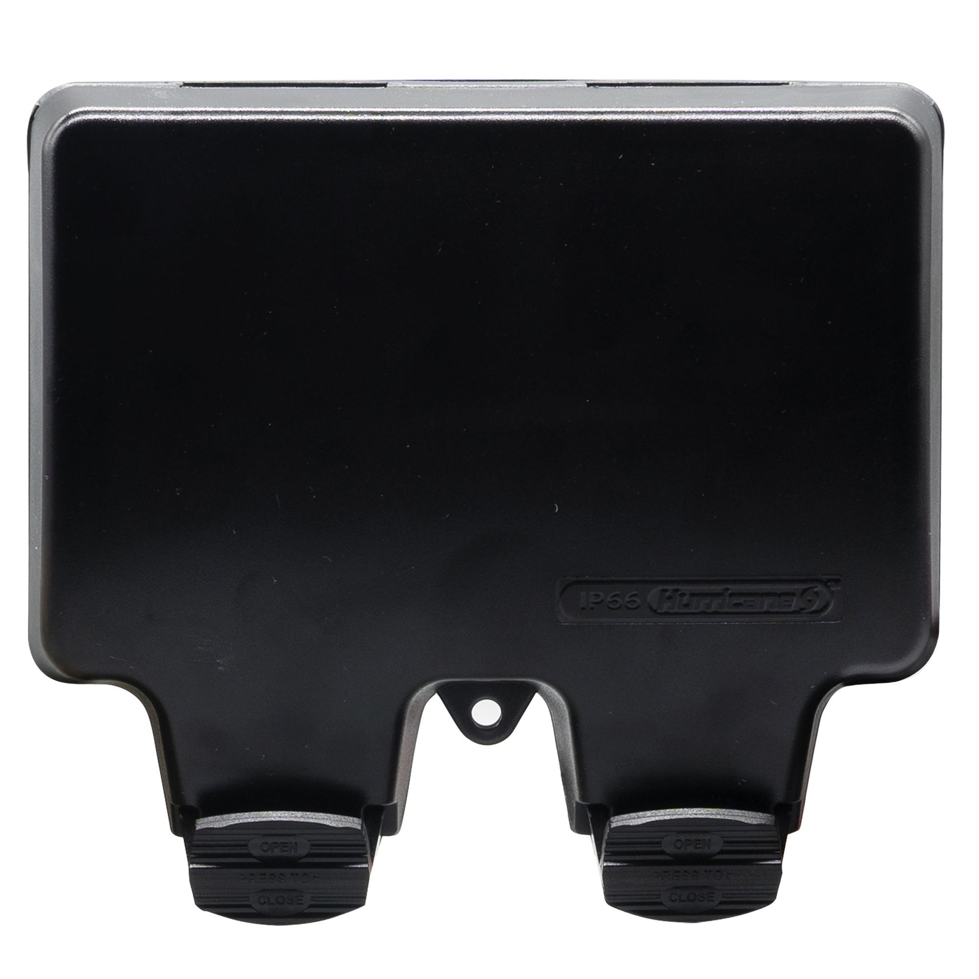 Niglon H-BWS132R 2 Gang 13A DP Switched RCD Socket Black IP66