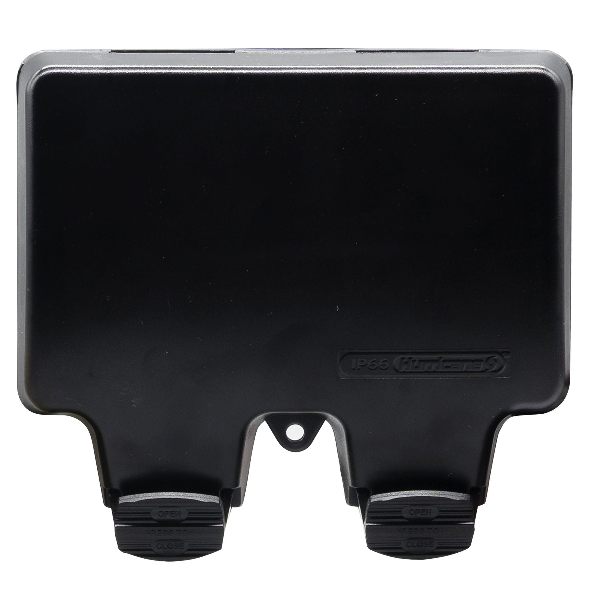 Niglon H-BWS132R 2 Gang 13A DP Switched RCD Socket Black IP66