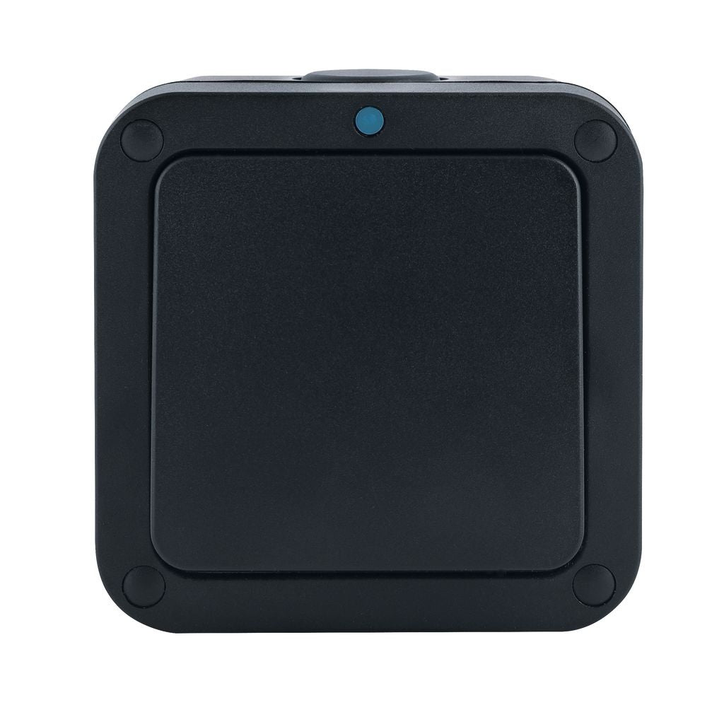 Niglon H-BWS201 1 Gang 2 Way Switch Black IP66
