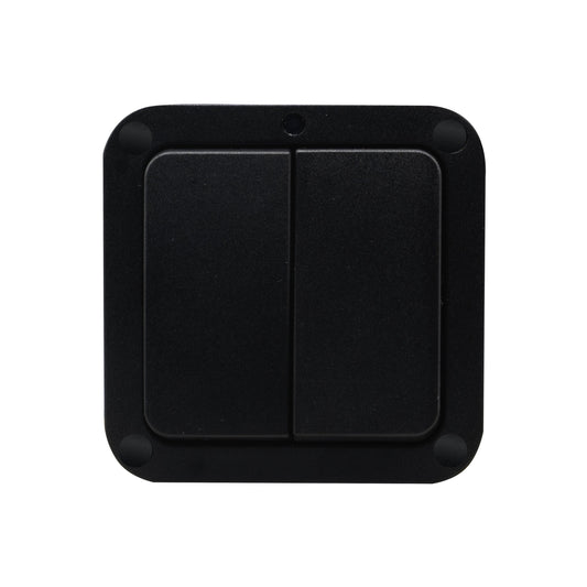 Niglon H-BWS202 2 Gang 2 Way Switch Black IP66