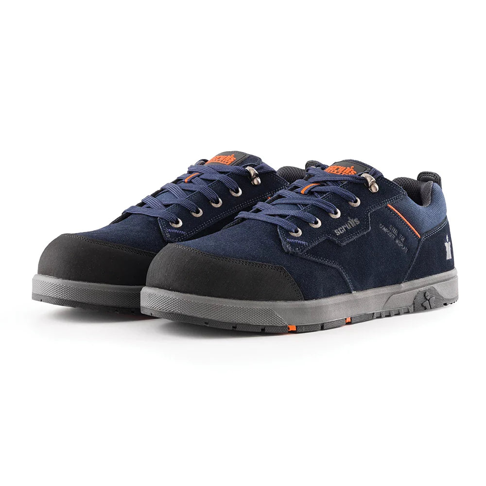 Scruffs Halo 3 Safety Trainers Navy