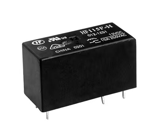 Switchtec HF115FH0121ZS1A Hongfa 10A SP PCB / Plug In Power Relay 250mW 12VDC