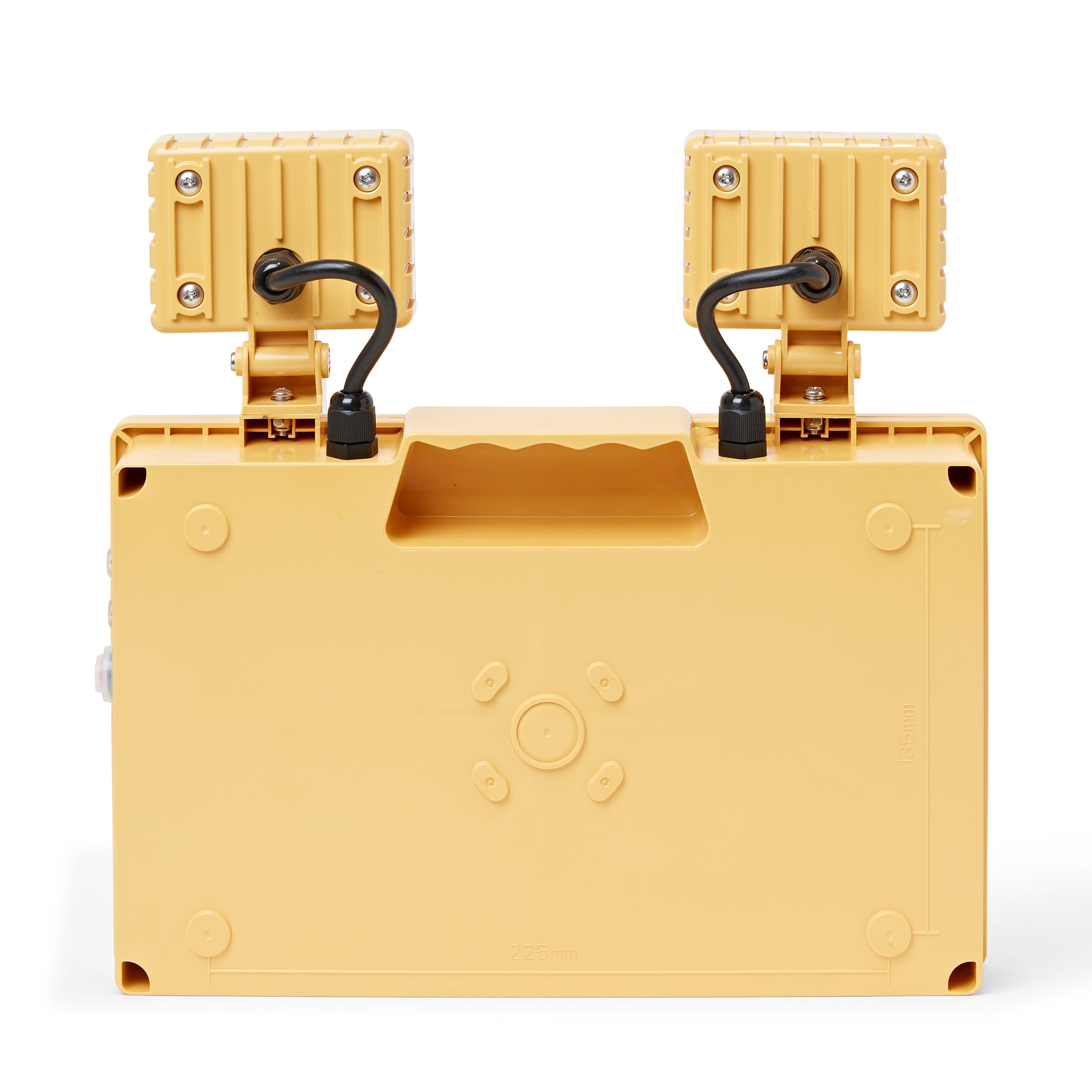 Hispec HSSL/EMERGENCYTWINSPOT 2 x 2.5W LED Emergency Twin Spot Site Light 110V  Yellow