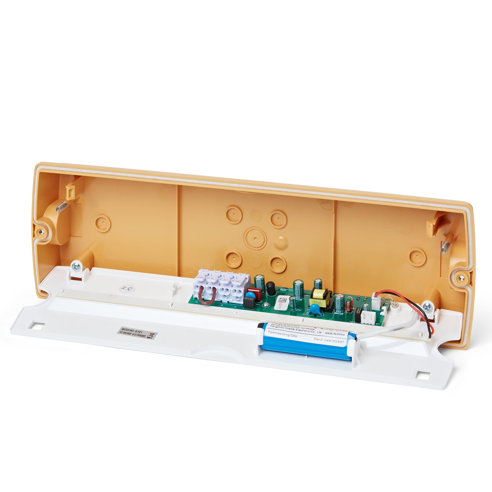 Hispec HSSL/EMERGENCYBULKHEAD 3.5W LED Emergency Bulkhead 110V Yellow