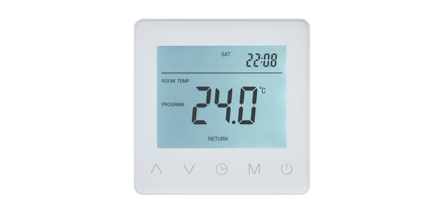 Heat Mat HMH100W 16A Smart WiFi Touch Button Thermostat White