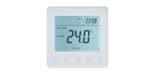 Heat Mat HMH100W 16A Smart WiFi Touch Button Thermostat White