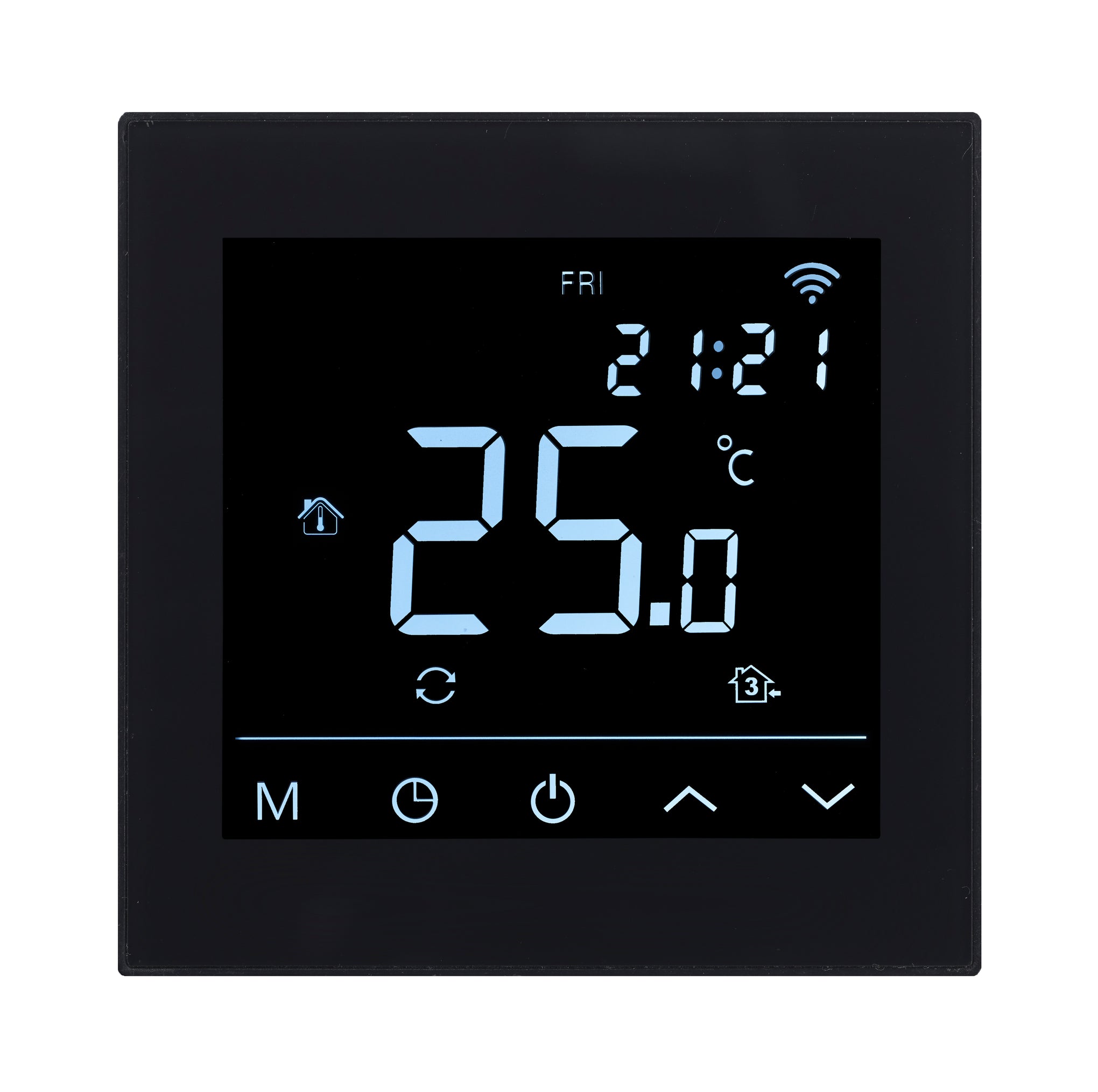 Heat Mat HMH200B 16A Touch Button Thermostat Black