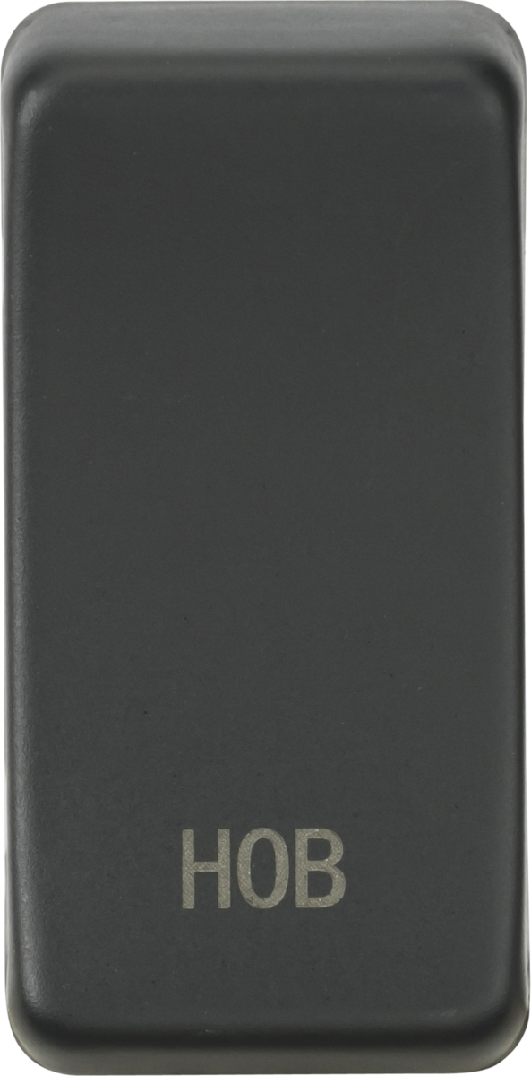 Knightsbridge GDHOBAT Hob Rocker Cap Anthracite