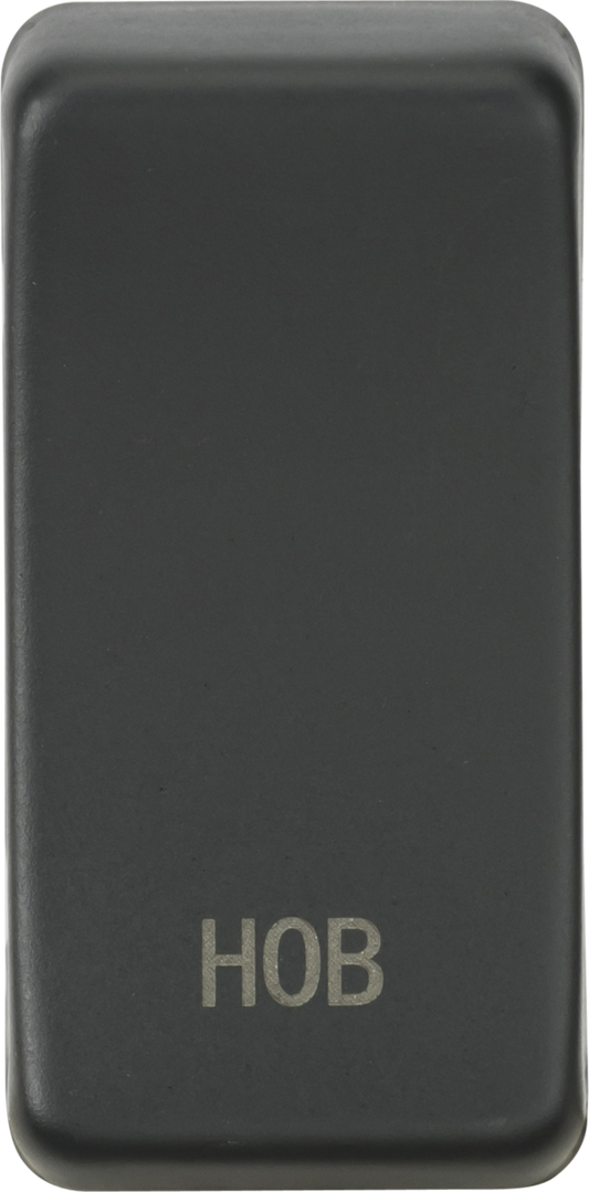 Knightsbridge GDHOBAT Hob Rocker Cap Anthracite