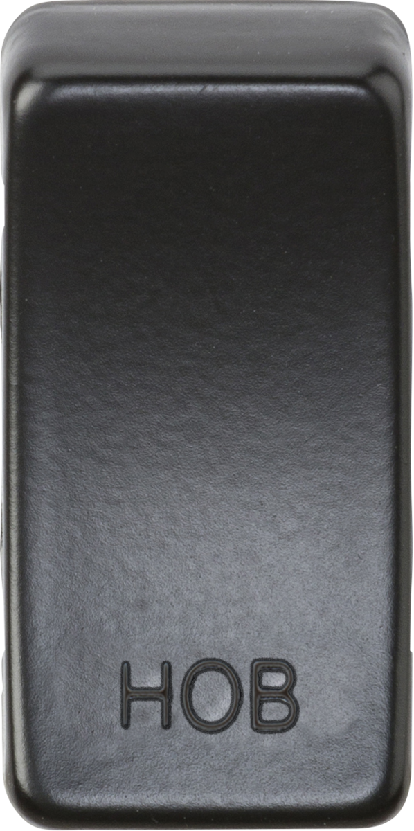 Knightsbridge GDHOBMB Hob Rocker Cap Matt Black