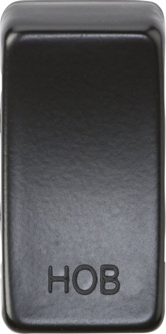 Knightsbridge GDHOBMB Hob Rocker Cap Matt Black