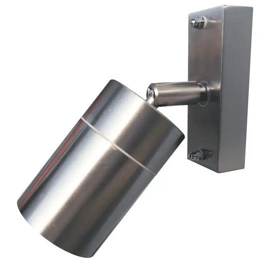 Hispec HSLEDAL Coral Down Articulated Wall Light IP44 Stainless Steel
