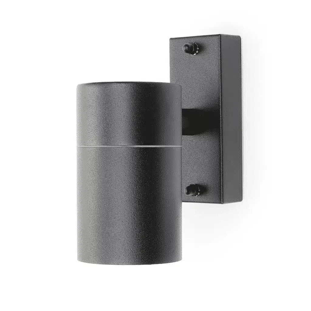 Hispec HSLEDDL/GRY Coral Down Wall Light IP44 Anthracite Grey