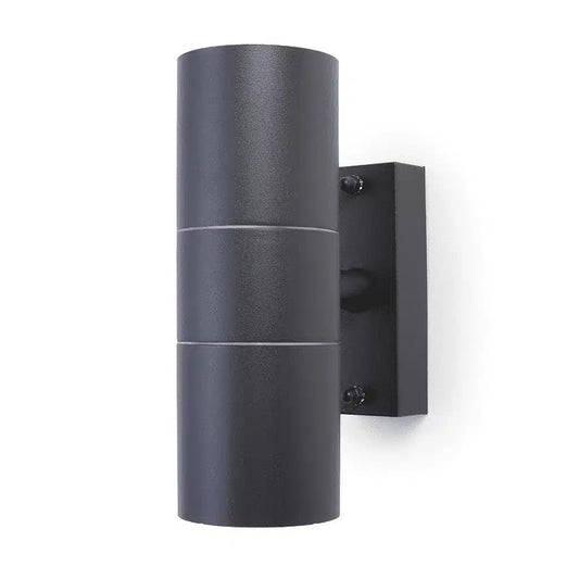 Hispec HSLEDUL/GRY Coral Up / Down Wall Light IP44 Anthracite Grey