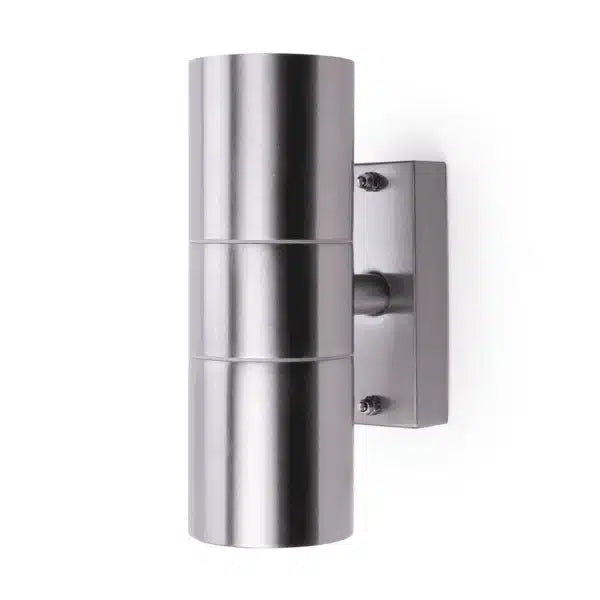 Hispec HSLEDUL Coral Up / Down Wall Light IP44 Stainless Steel