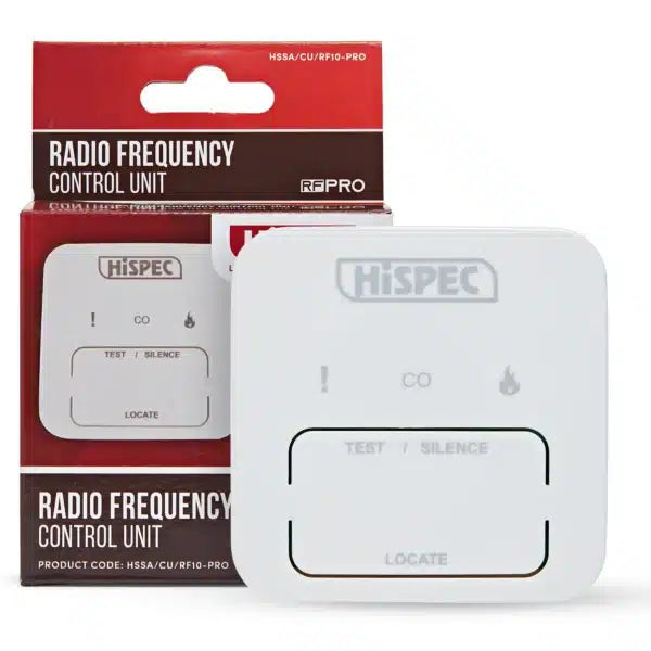 Hispec HSSA/CU/RF10-PRO Control Unit and Wireless Interlink with 10 Yr Sealed Battery White
