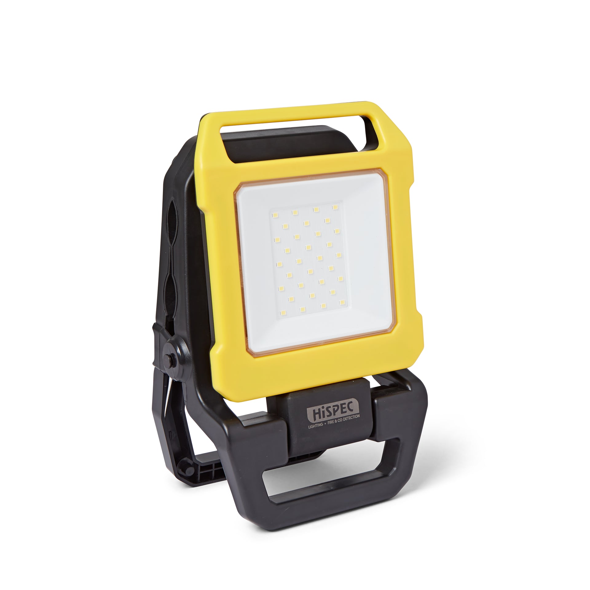 Hispec HSSL/10LEDWL-R 10W LED Adjustable and Rechargable Worklight Black & Yellow