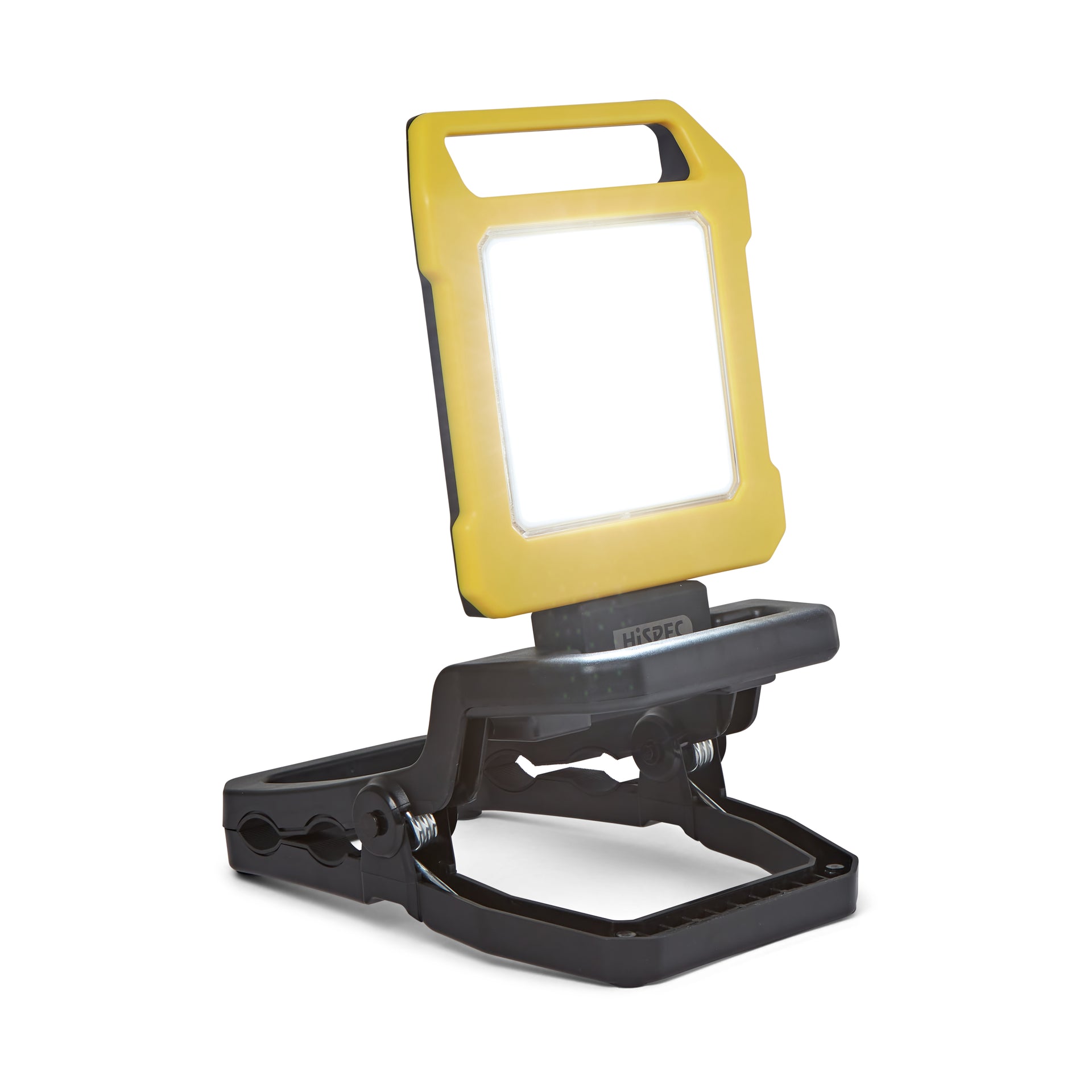 Hispec HSSL/10LEDWL-R 10W LED Adjustable and Rechargable Worklight Black & Yellow