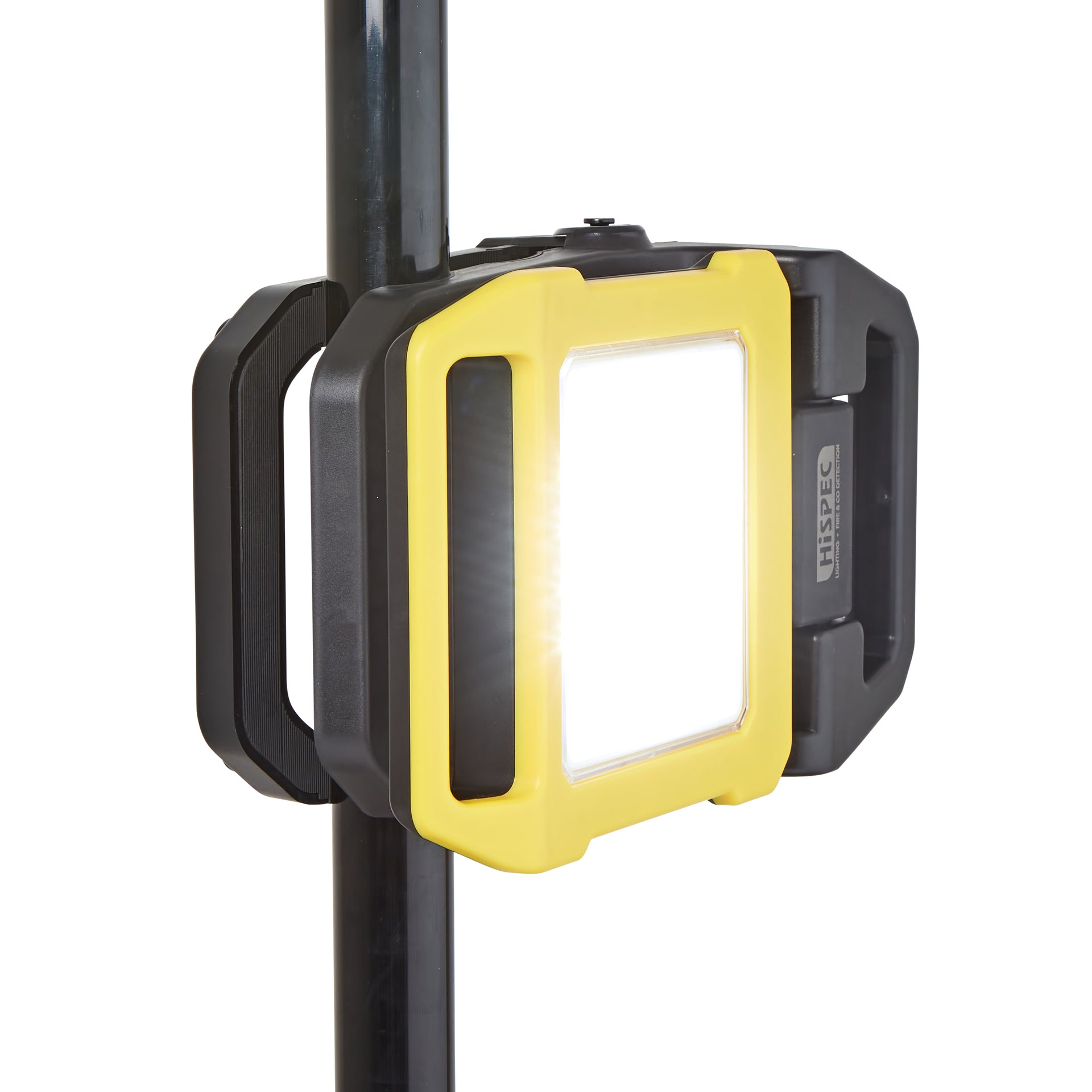 Hispec HSSL/10LEDWL-R 10W LED Adjustable and Rechargable Worklight Black & Yellow
