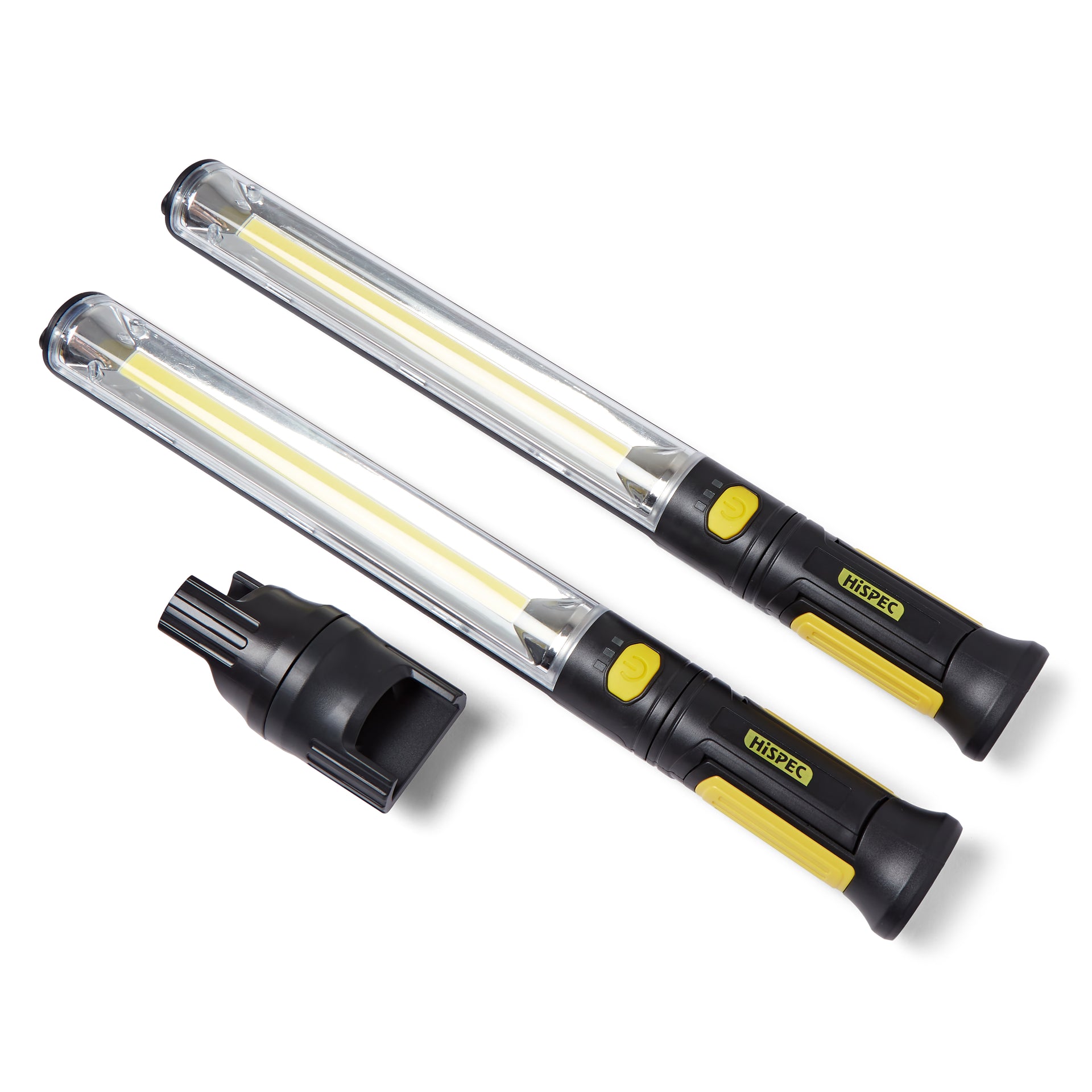 Hispec HSSL/20LEDMWL-R 2 x 10W LED Rechargeable Multi Work Light Black & Yellow