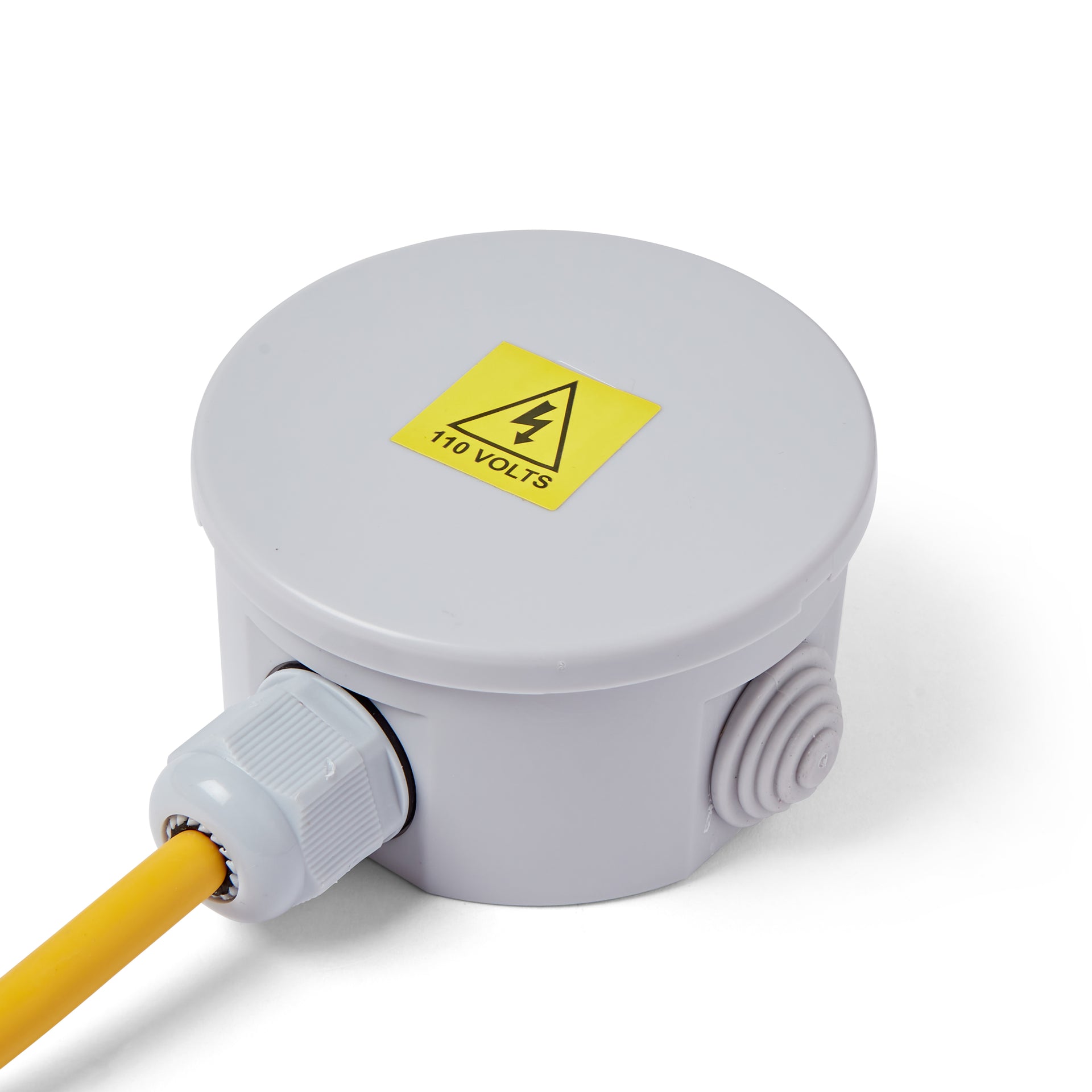 Hispec HSSL/25LEDWL-5FT 5FT 25W LED Non-Corrosive Site Light with IP44 Junction Box 110V IP65 Yellow