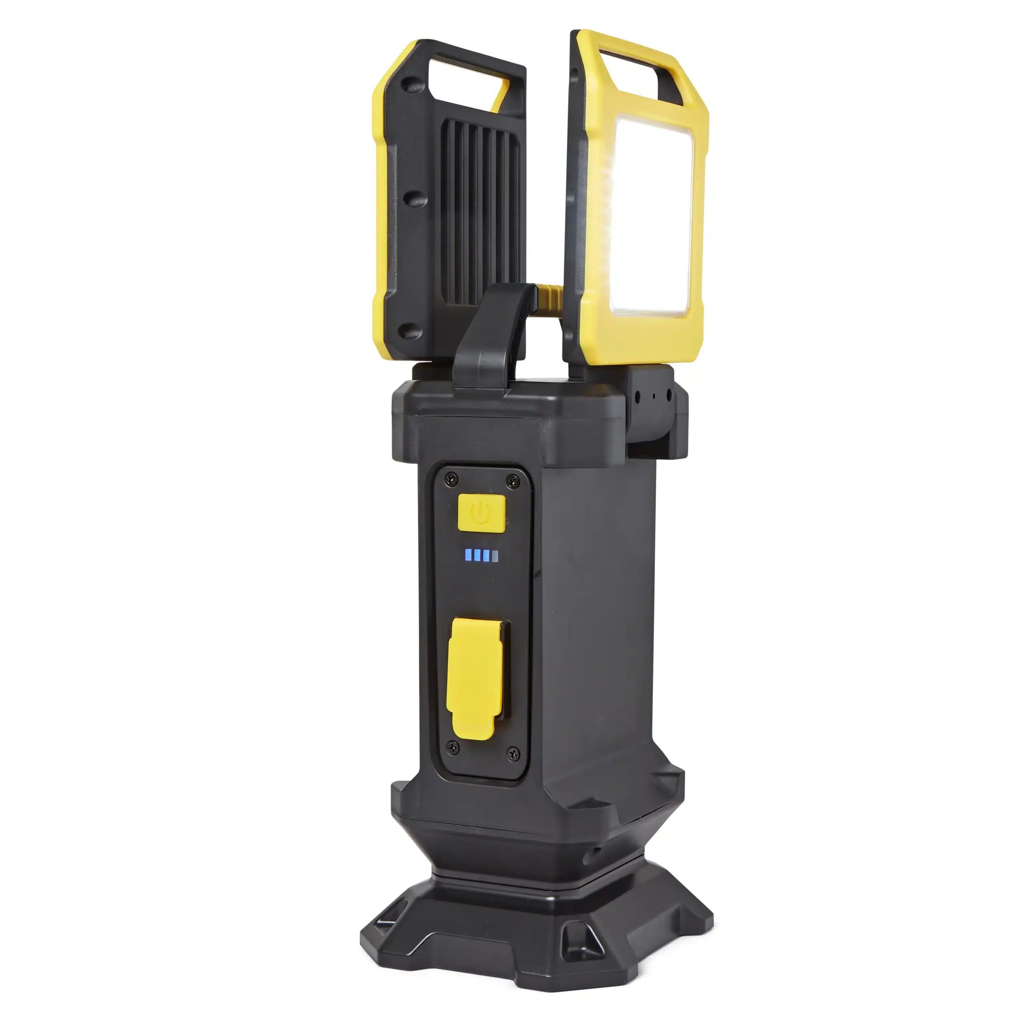 Hispec HSSL/20LEDWL-R 2 x 10W LED Adjustable and Rechargable Worklight Black & Yellow