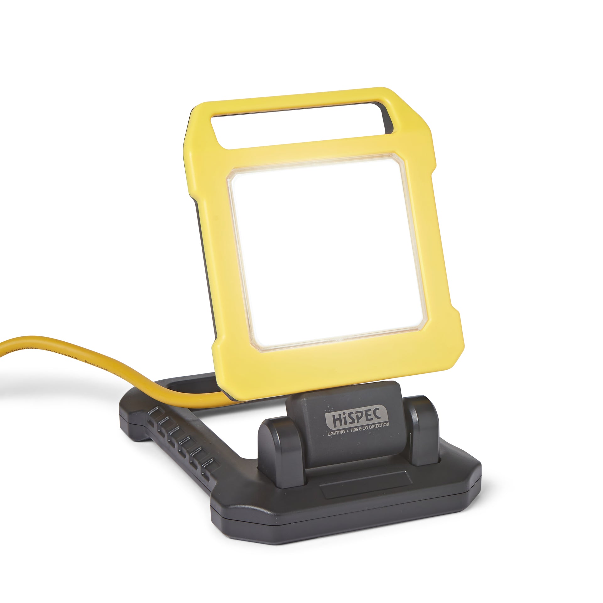 Hispec HSSL/20LEDWL 20W LED Adjustable Magnetic Work Light 110V 6500K IP44 Yellow