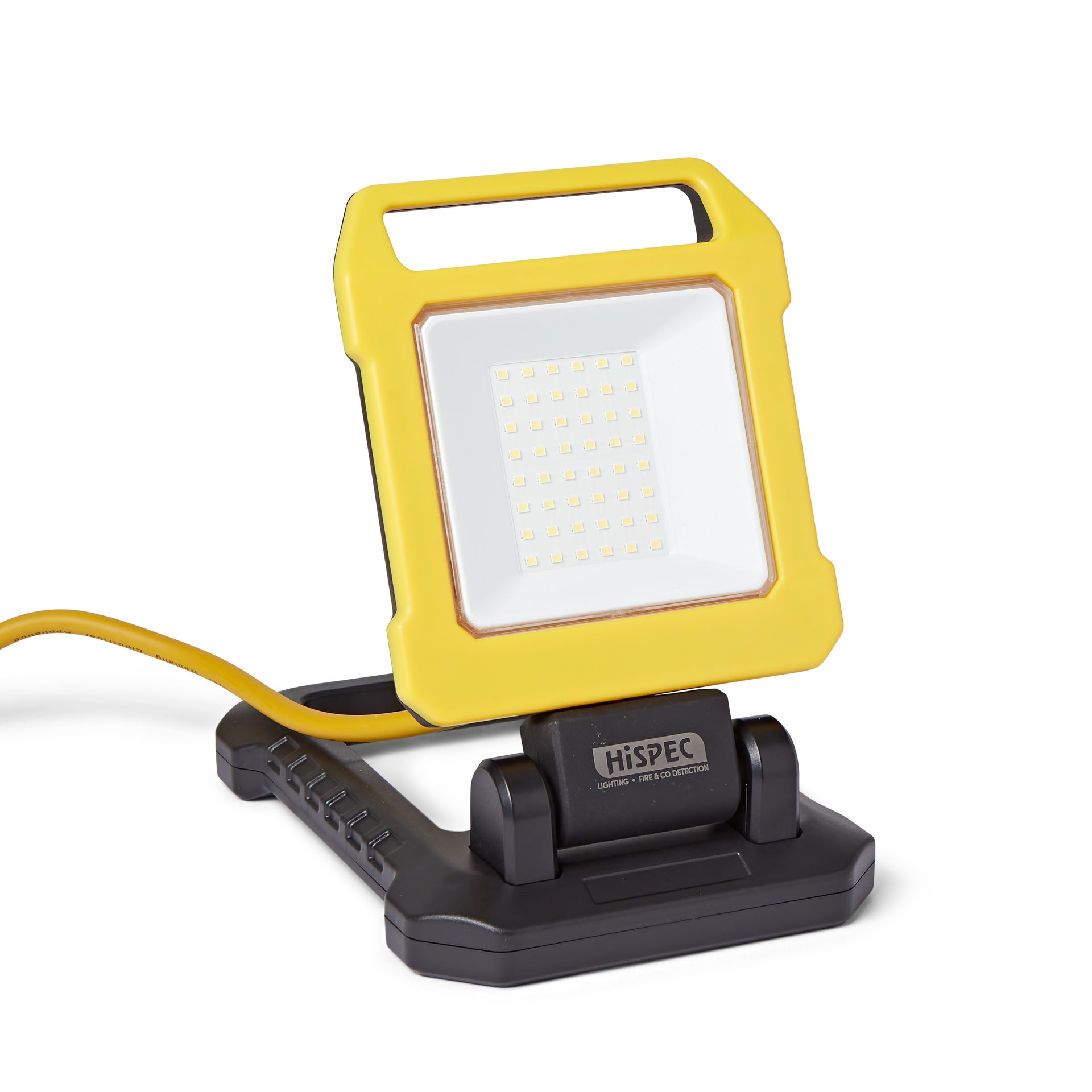 Hispec HSSL/20LEDWL 20W LED Adjustable Magnetic Work Light 110V 6500K IP44 Yellow