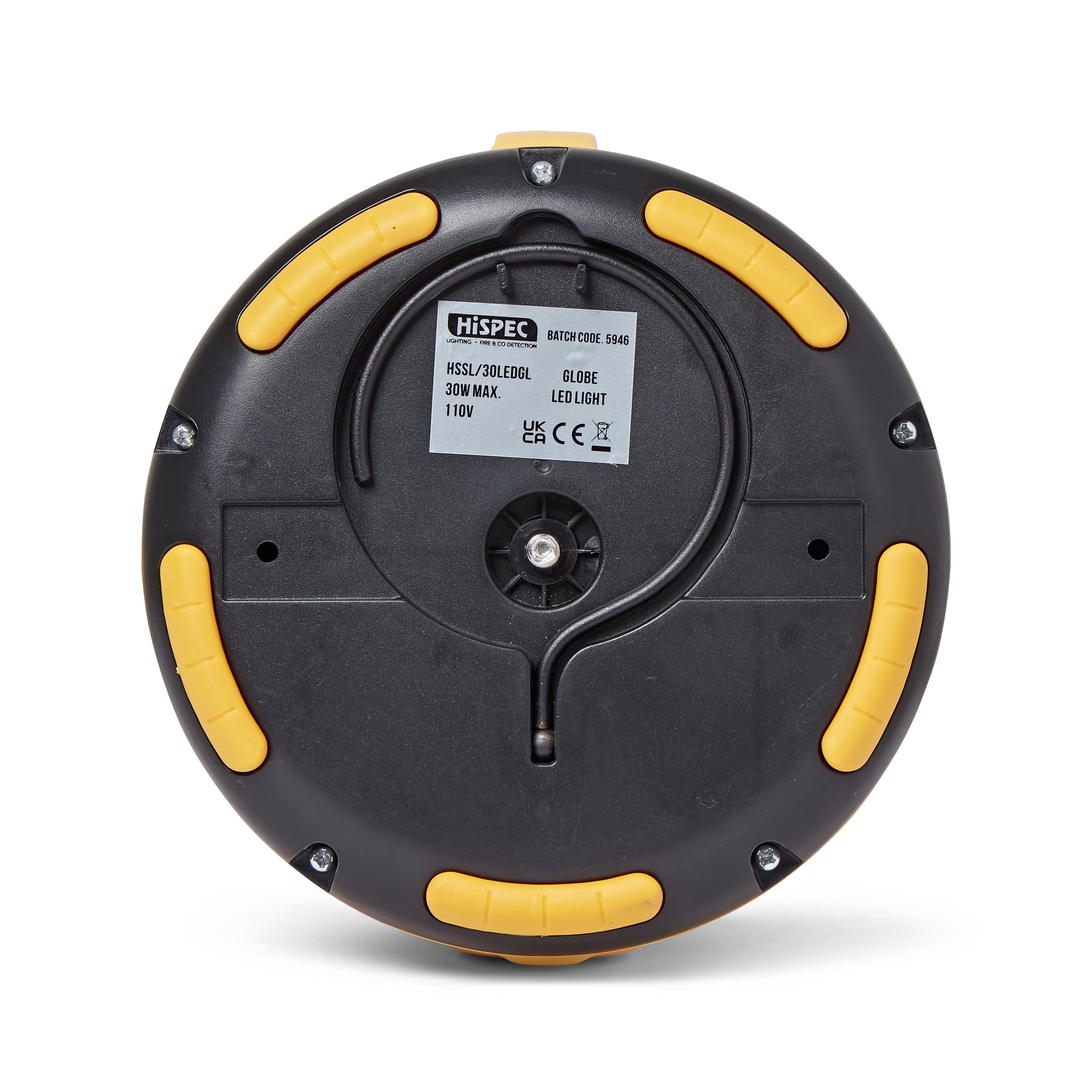 Hispec HSSL/30LEDGL 30W LED Globe Light 6500K IP44 Yellow