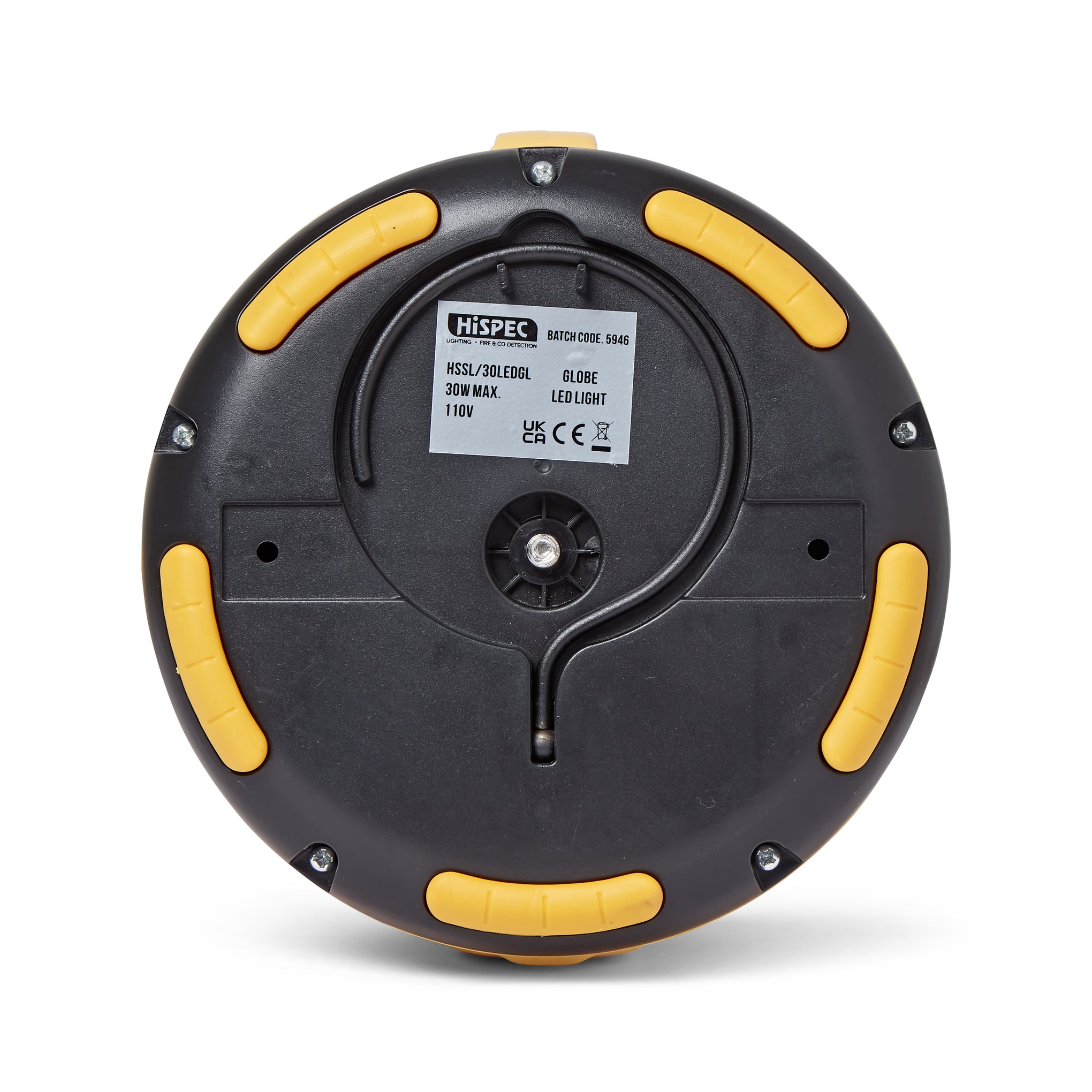 Hispec HSSL/30LEDGL 30W LED Globe Light 6500K IP44 Yellow