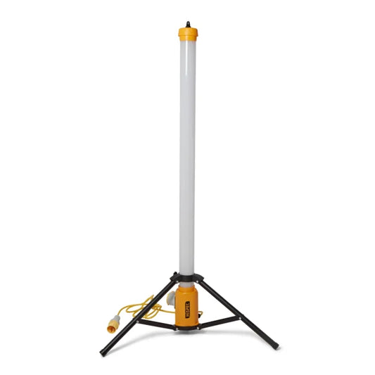 Hispec HSSL/72LEDTL 72W LED Tripod Work Light 110V 6500K IP44 Yellow