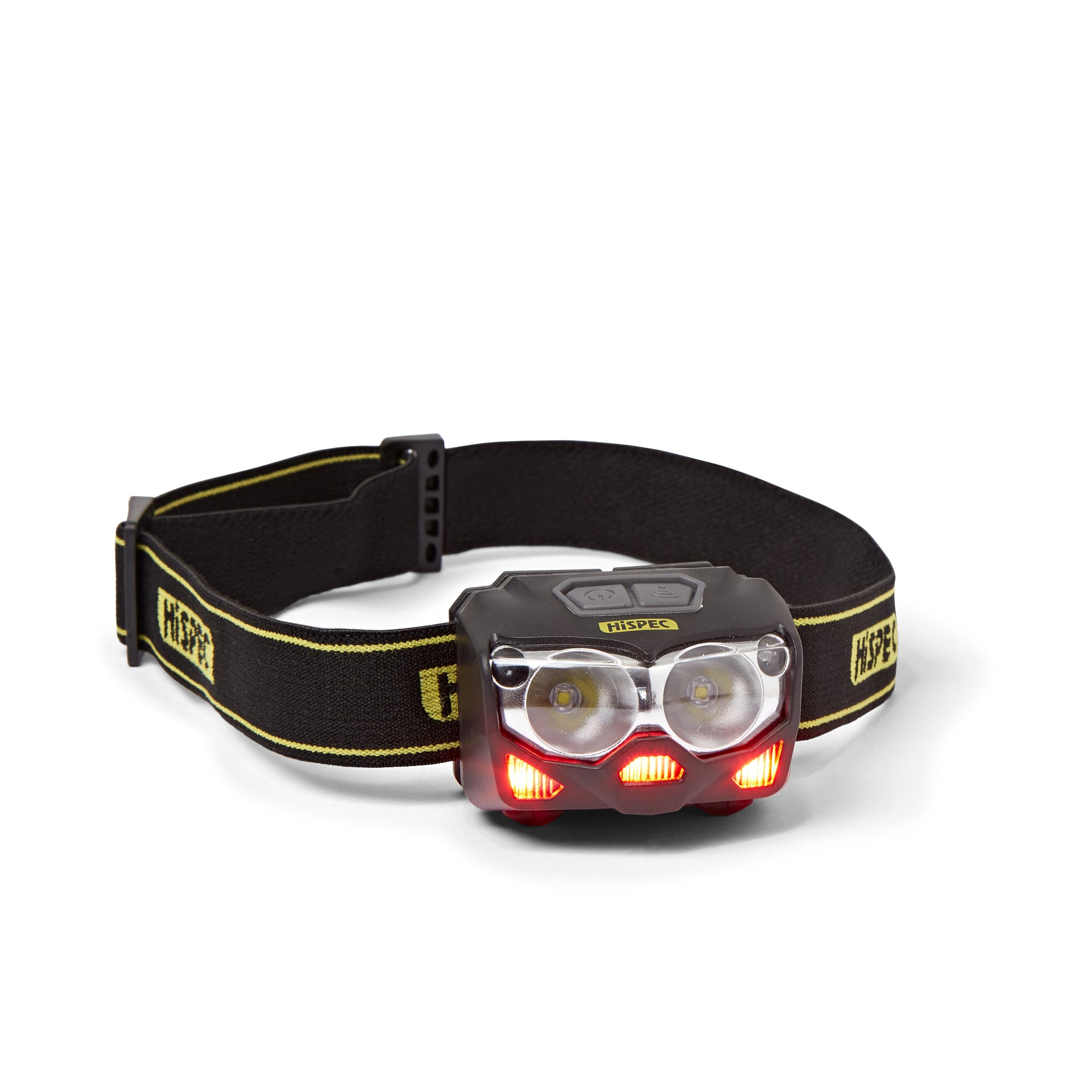 Hispec HSSL/HEADLIGHT-R 2 x 5W LED Rechargable Head Light Black & Yellow