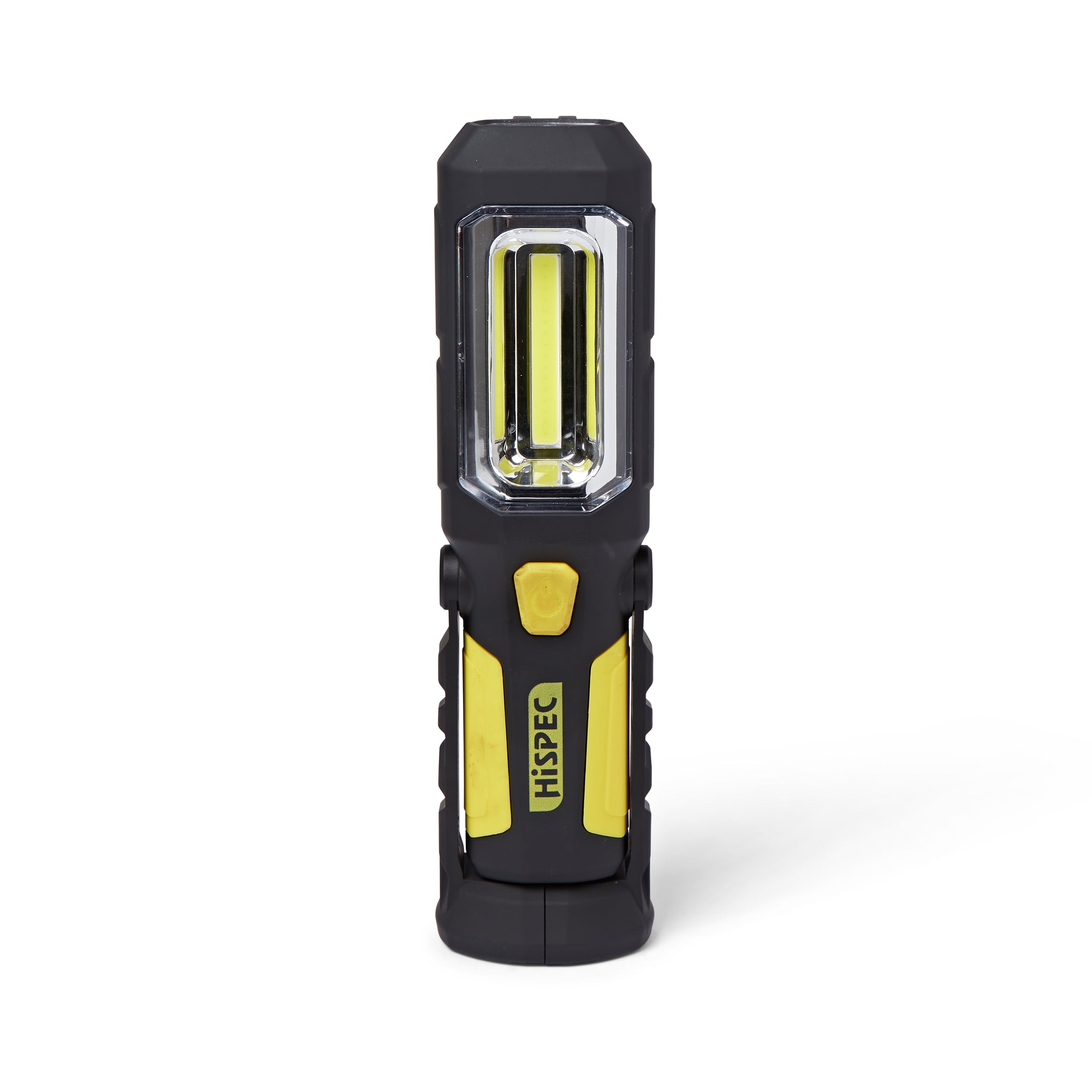 Hispec HSSL/TORCH-R 3+1W LED Rechargable Magnetic Torch Black & Yellow