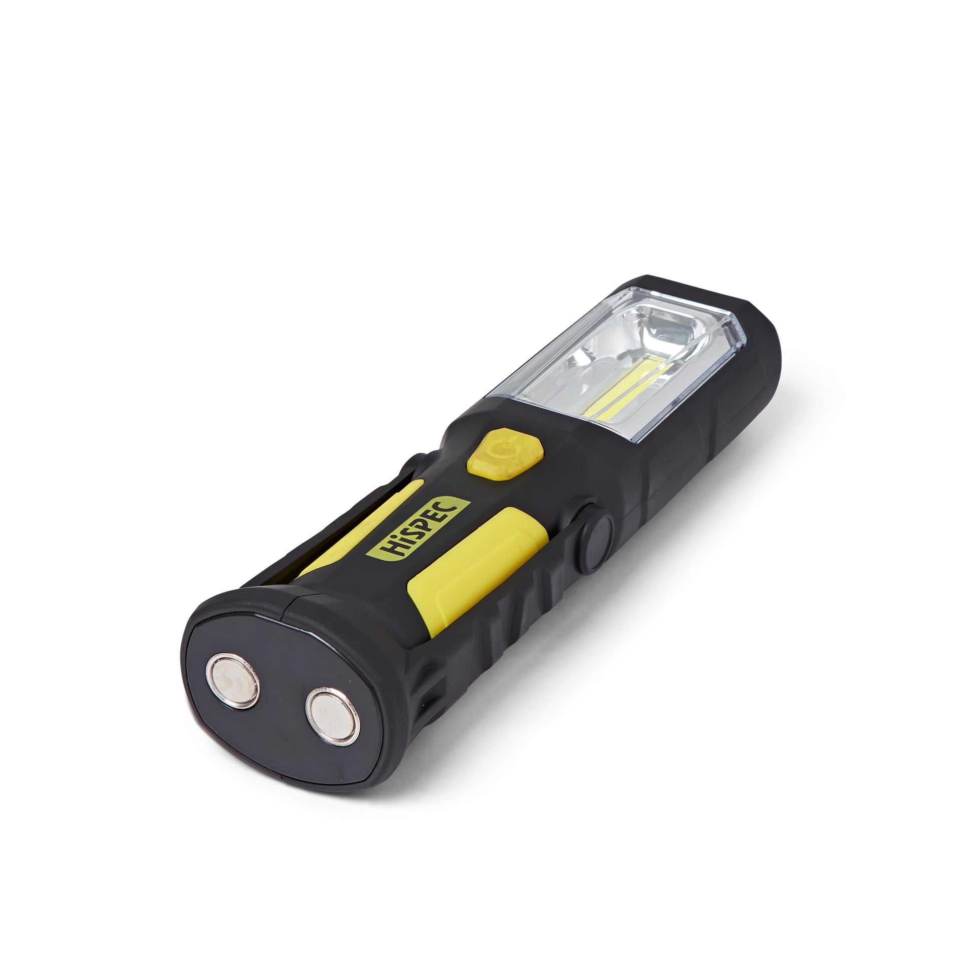 Hispec HSSL/TORCH-R 3+1W LED Rechargable Magnetic Torch Black & Yellow