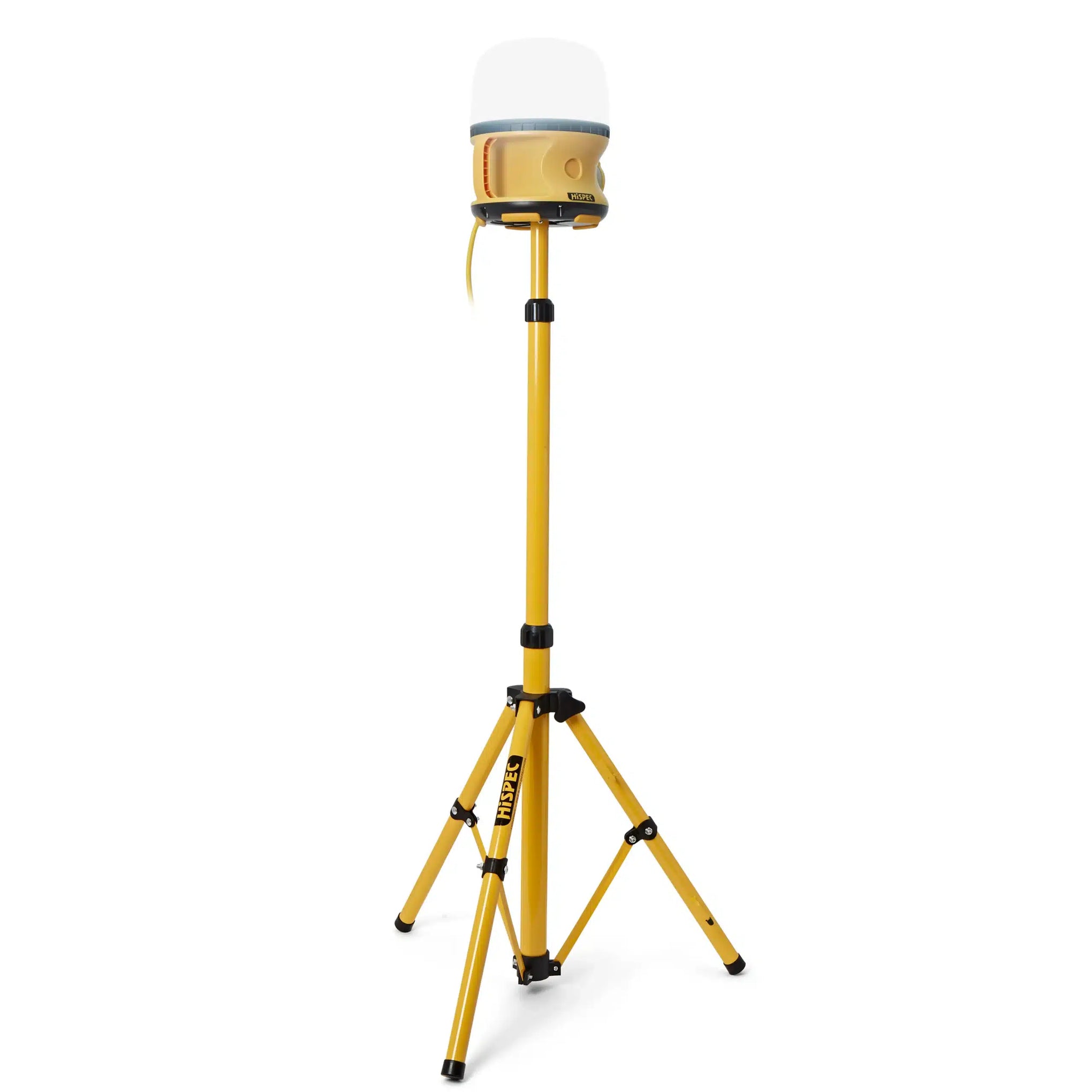 Hispec HSSL/TRIPOD Adjustable Tripod for Site Lighting Yellow