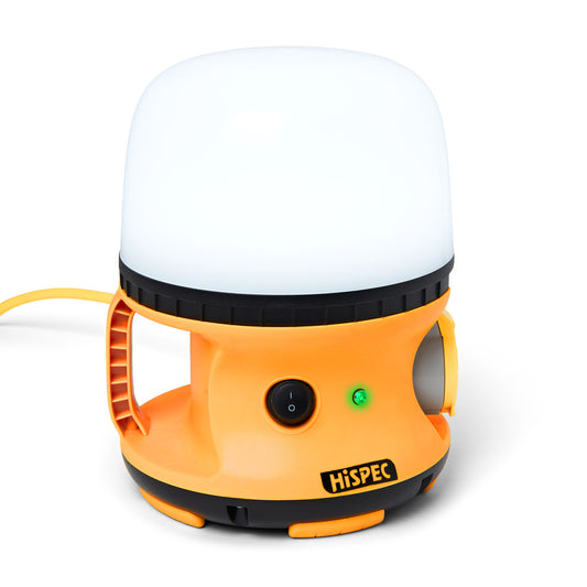 Hispec HSSL/30LEDGL-EP 30W LED Globe Light 6500K with Emergency IP44 Yellow