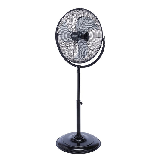 Draper HV18F 70429 18'' / 450mm 120W Pedestal Fan Black