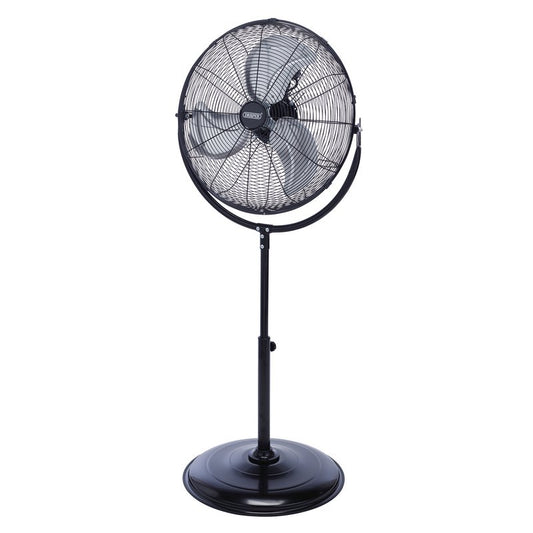 Draper HV20F 70430 20'' / 500mm 120W Pedestal Fan Black