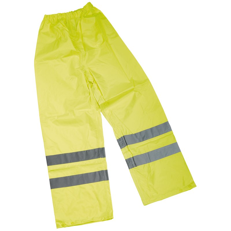 Draper HVOTA/B 84732 EN471 and EN343 Class 1 Hi-Vis Trousers Size XXL Yellow
