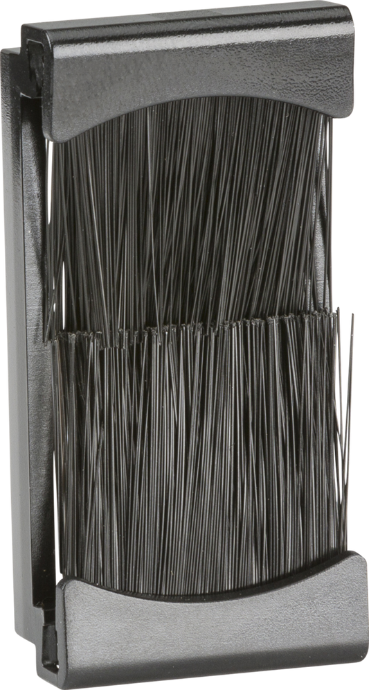 Euro 1/2BBRUSH 25 x 50mm Brush Module Black