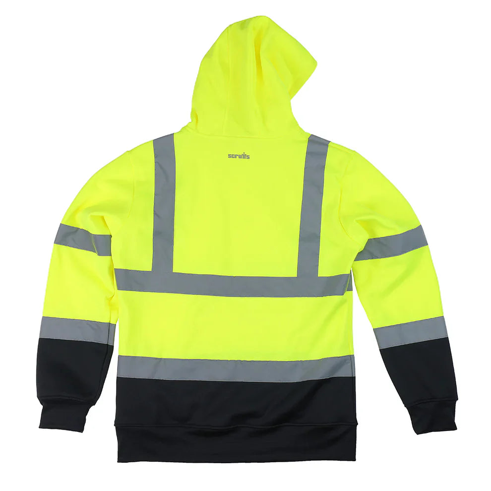 Scruffs Hi-Vis Hoodie Yellow