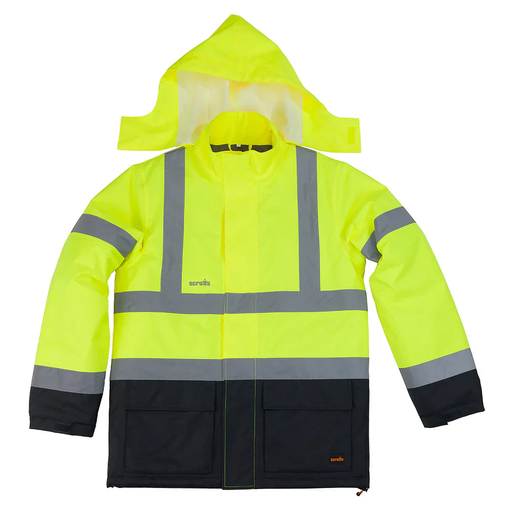 Scruffs Hi-Vis Waterproof Jacket Yellow