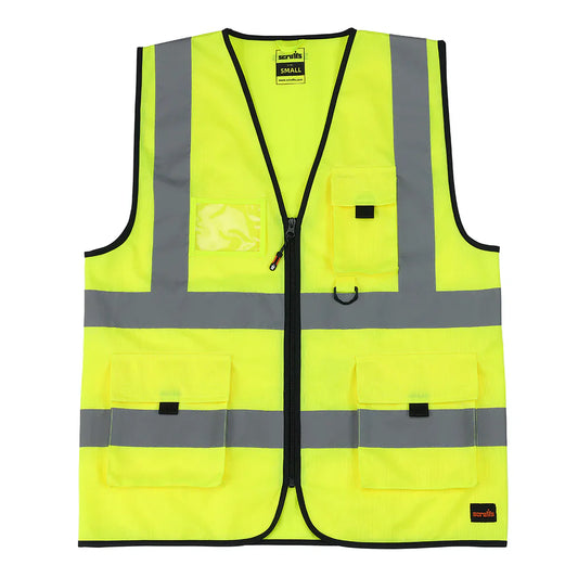 Scruffs Hi-Vis Technical Vest  Yellow