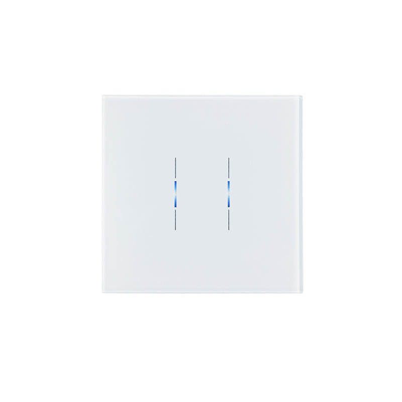 Forum IKS-100003-WH iKonect 2 Gang Glass Fronted Smart Switch White